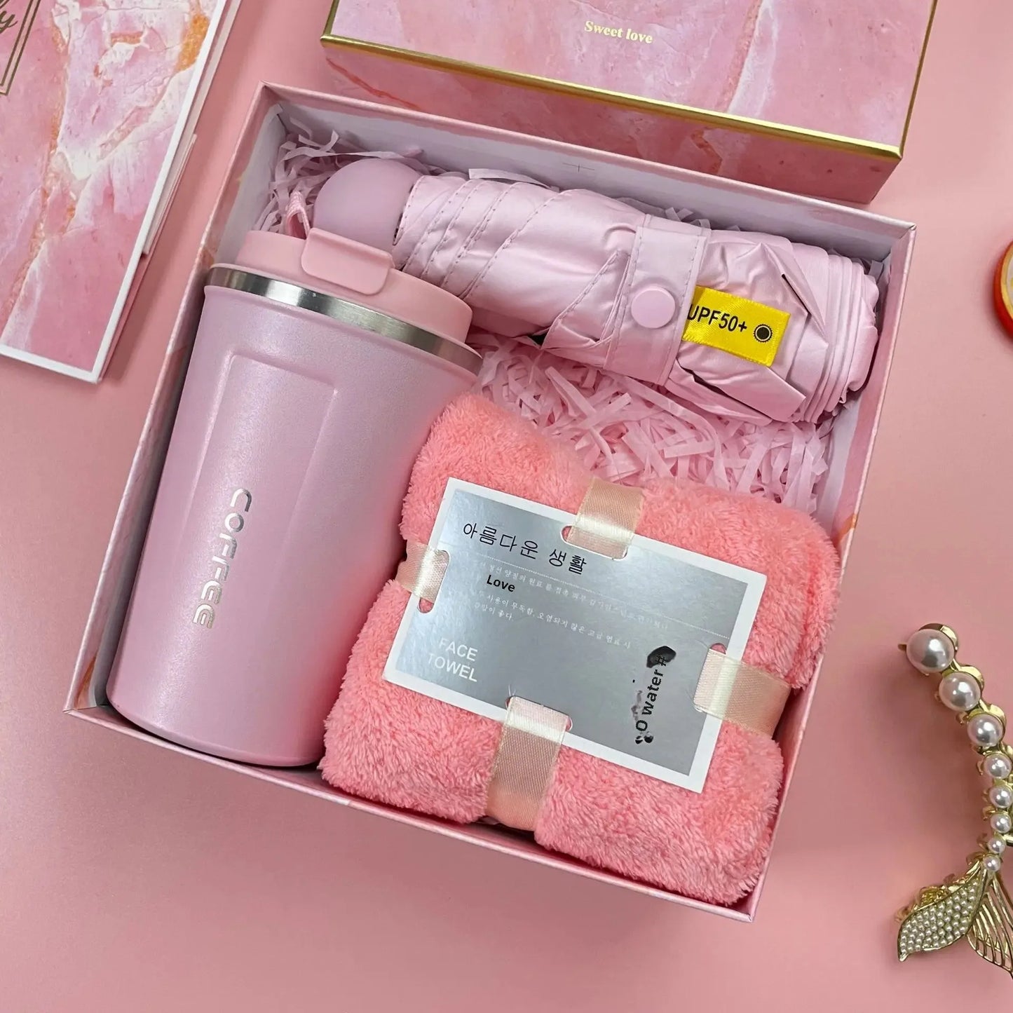 Luxury Gift Box Set for Women – Bridesmaid & Birthday Present with Accessories & Greeting Card