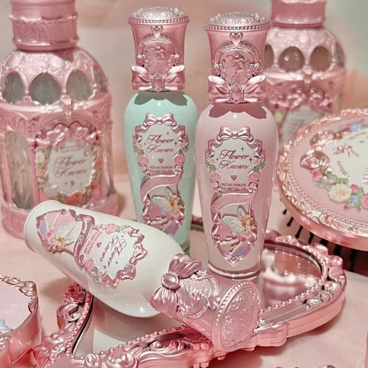 Flower Knows Midsummer Night Series Mirror Lip Gloss Film-forming Lip Balm Moisturizing Long Lasting Non-sticky ALL Lips Makeup