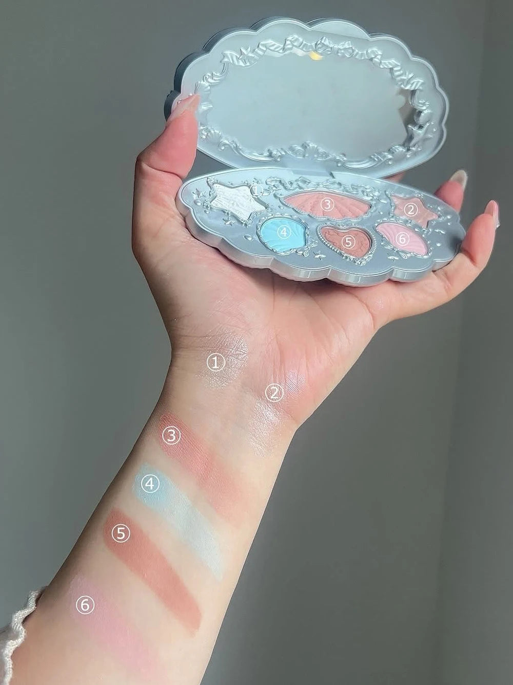 Flower Knows Full Coverage Eyeshadow Highlighter Lip Glaze Primer Collection - Long Lasting Waterproof Pigment Makeup Set