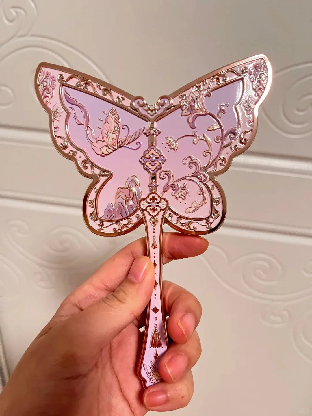 Mirror Moonlight Mermaid Collection Handheld Limited Edition Mirror White, Blue, Pink, and Chocolate Fairy Design