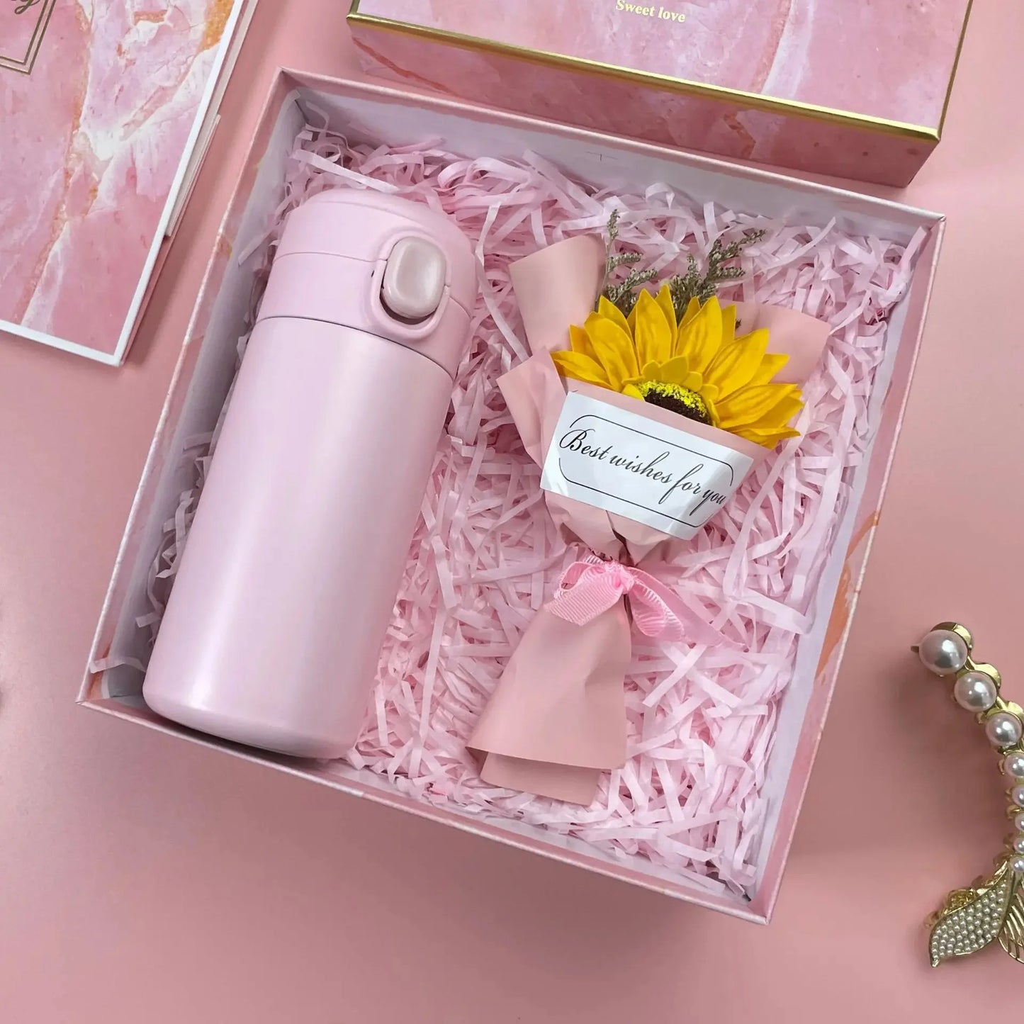 Luxury Gift Box Set for Women – Bridesmaid & Birthday Present with Accessories & Greeting Card