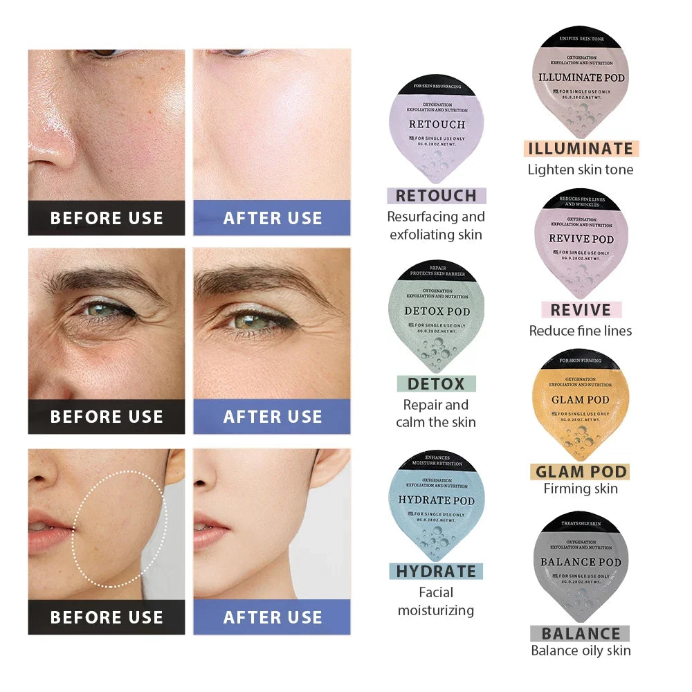 Facial CO2 Oxygen Bubble Gel – Brighten & Lift