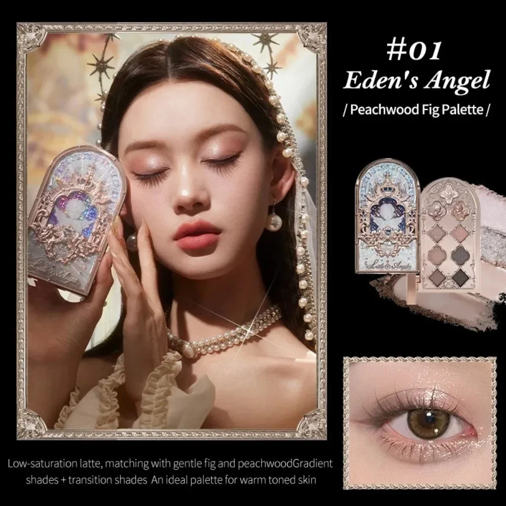 Flower Know Little Angel Collection Makeup Gift Box Eyeshadow Blush Cream Matte Lipstick Highlighter Full Kit All In One