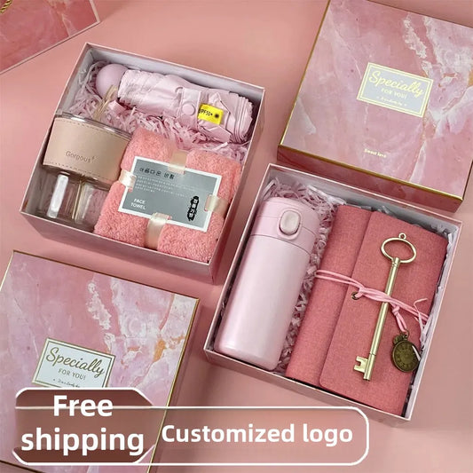 Luxury Gift Box Set for Women – Bridesmaid & Birthday Present with Accessories & Greeting Card