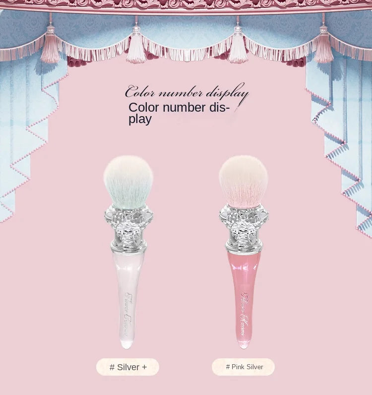 Flower Knows Swan Ballet Blush Wool Brush Mineral Powder Bronzer Contour Makeup Brushes By Flower Knows