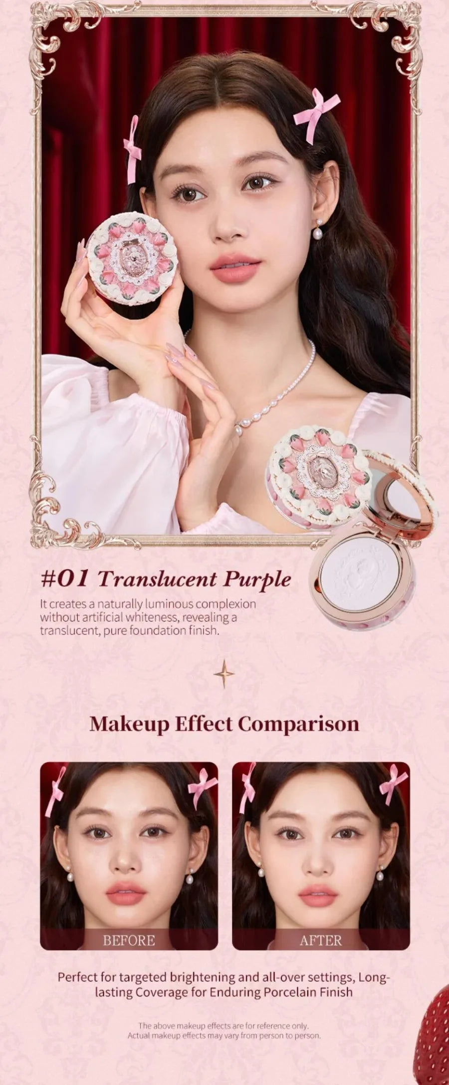 Flower knows Little Angel Big Makeup Sets Gift Box All In Eyeshadow Blush Cream Matte Lipstick Highlighter Full Kit De Maquillaje