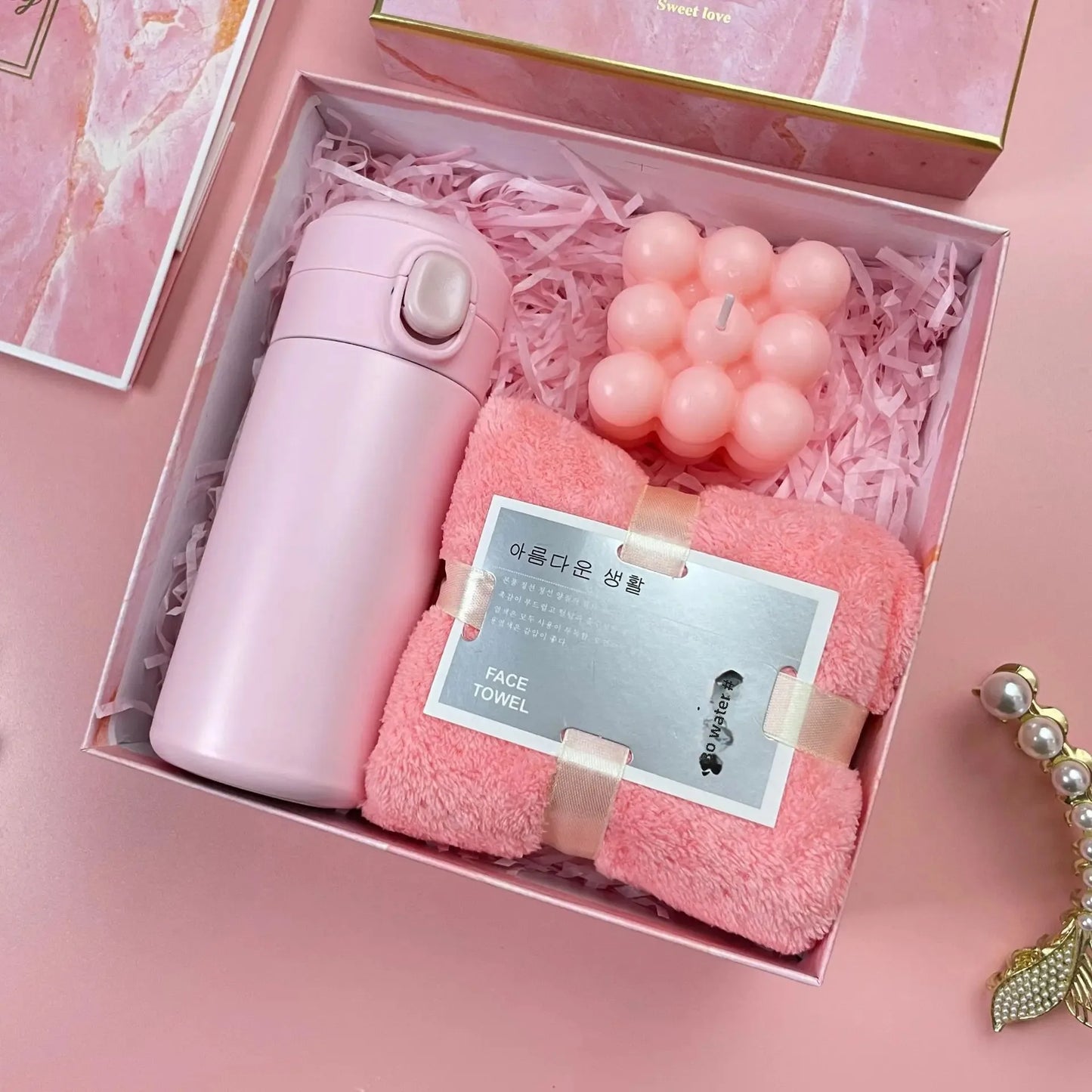 Luxury Gift Box Set for Women – Bridesmaid & Birthday Present with Accessories & Greeting Card
