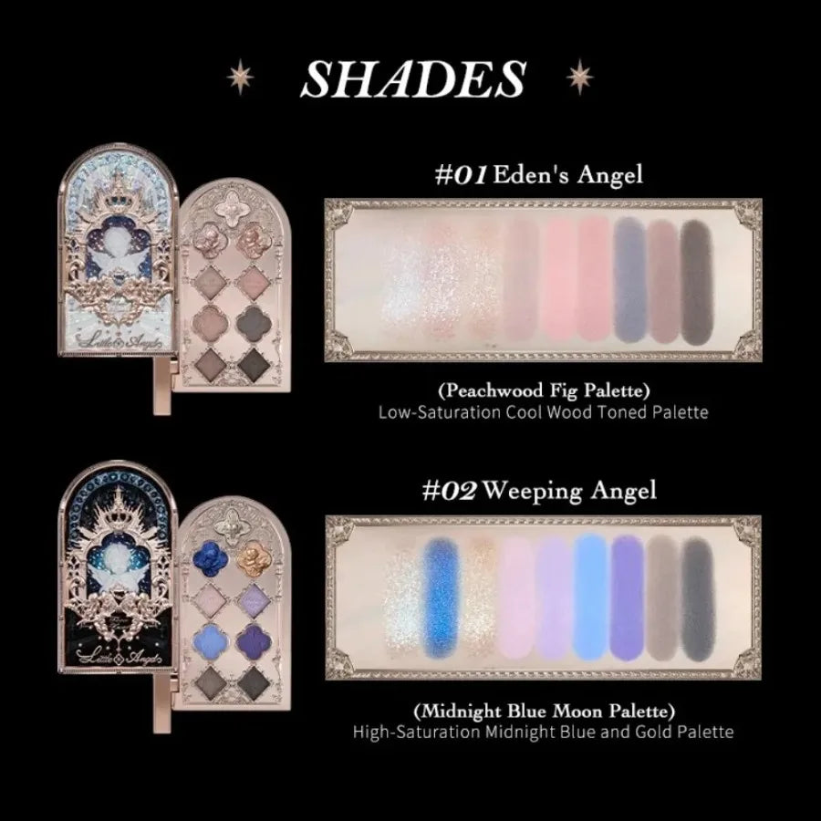 Flower knows Little Angel Big Makeup Sets Gift Box All In Eyeshadow Blush Cream Matte Lipstick Highlighter Full Kit De Maquillaje