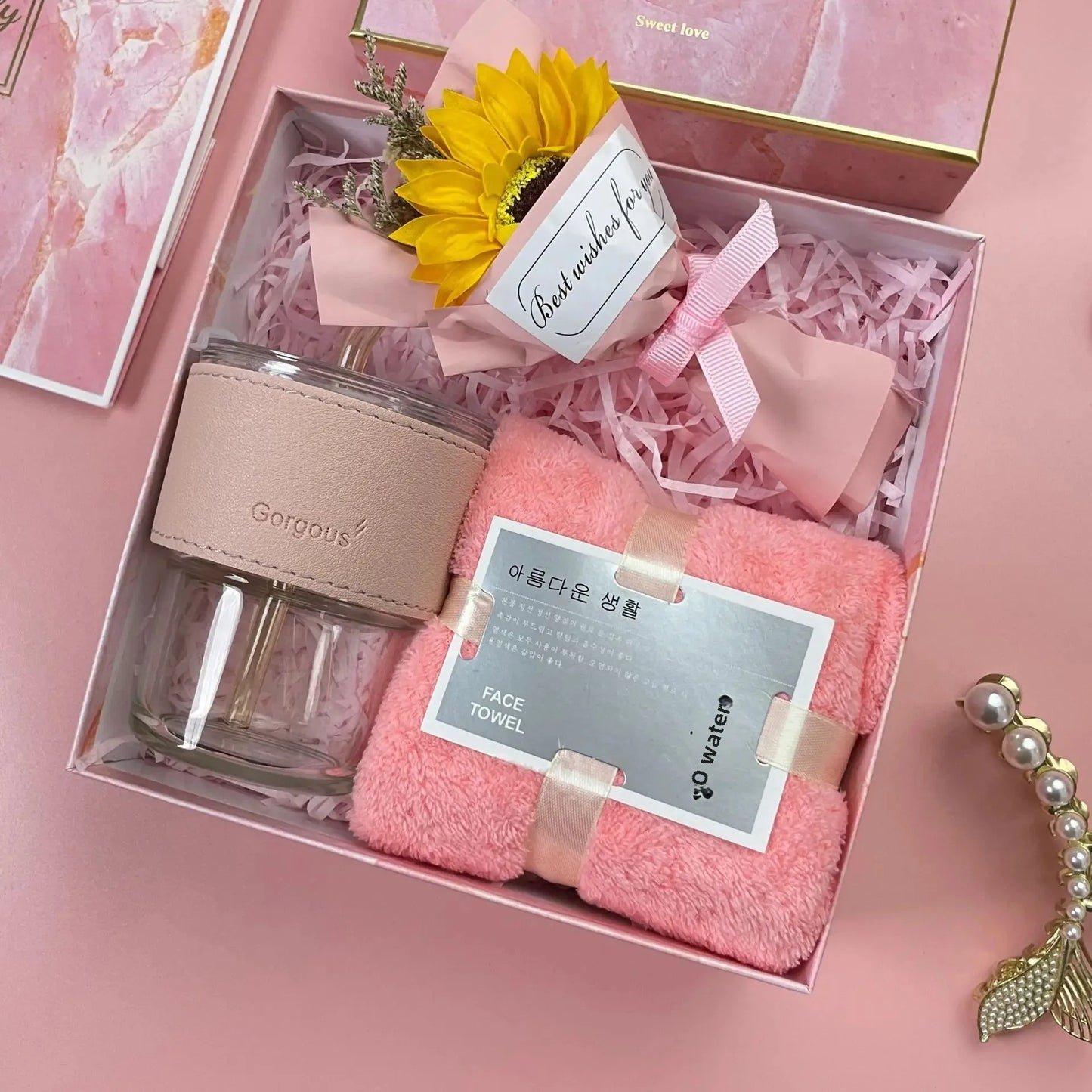 Luxury Gift Box Set for Women – Bridesmaid & Birthday Present with Accessories & Greeting Card