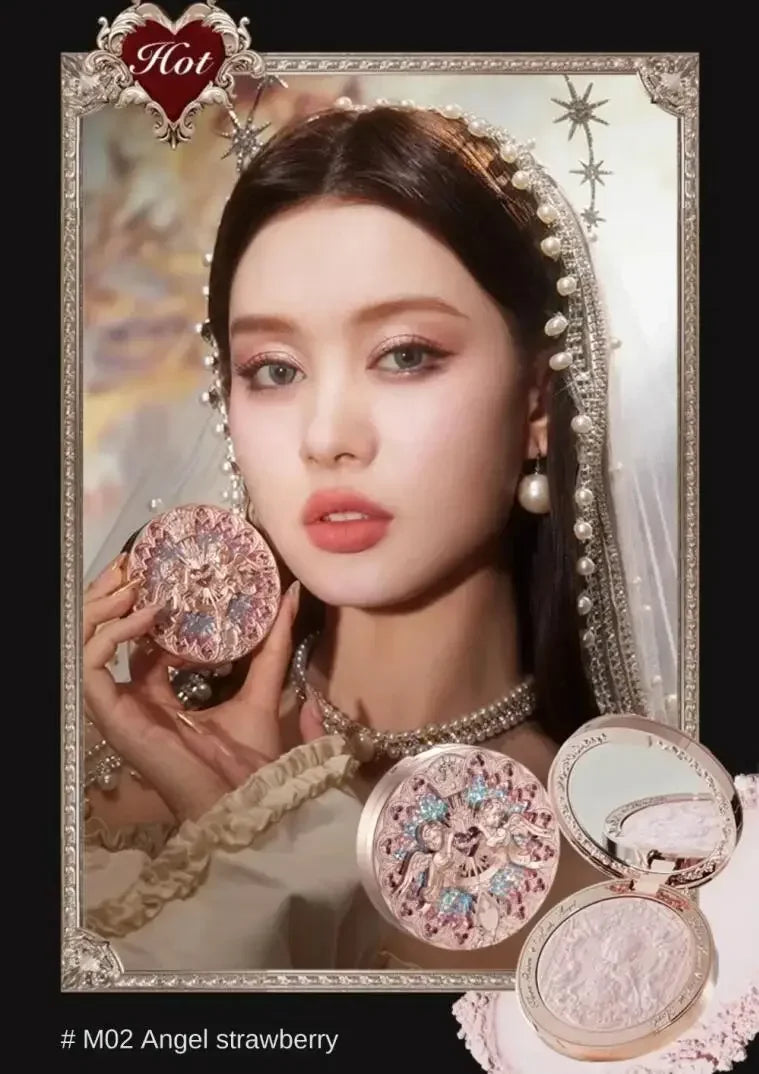 Flower Know Little Angel Collection Makeup Gift Box Eyeshadow Blush Cream Matte Lipstick Highlighter Full Kit All In One