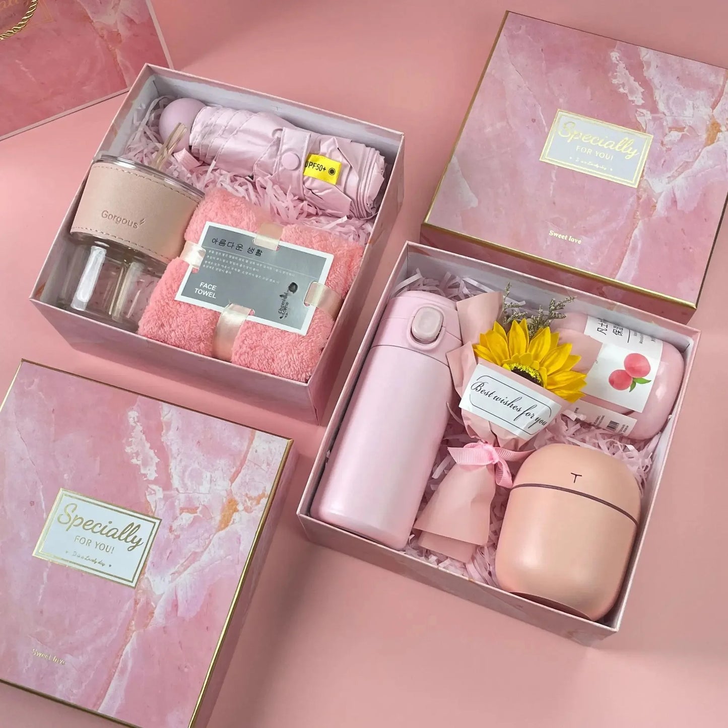 Luxury Gift Box Set for Women – Bridesmaid & Birthday Present with Accessories & Greeting Card