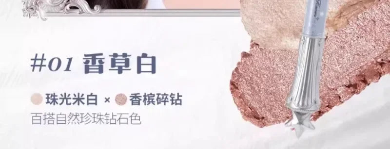 Flowerknows Shell's Jewel Collection Makeup Sets Eye Shadow Lip Gloss Blusher All In One Baking Powder Glitter Highlighter Kit