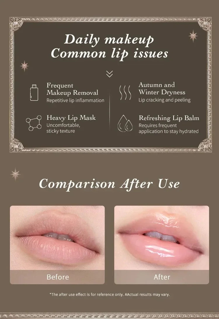 Flower Know Little Angel Repair Lip Sleeping Mask Treatment to Restore, Hydrate&Plump Dry Chapped Lips Tint Korean Makeup