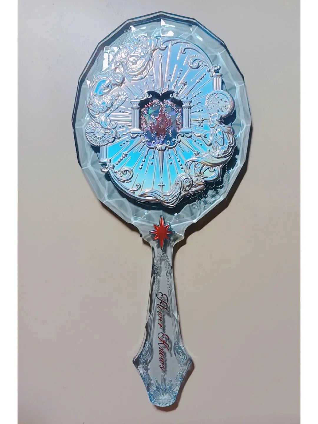 Mirror Moonlight Mermaid Collection Handheld Limited Edition Mirror White, Blue, Pink, and Chocolate Fairy Design