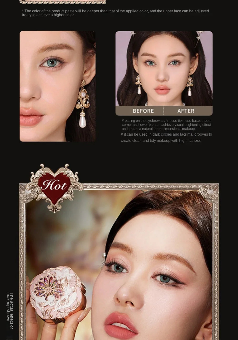 Flower Knows Cream Blush Korean Makeup Smooth Long Lasting Cloud Skin Look Natural Glow Cheek Tint Face Enhancer