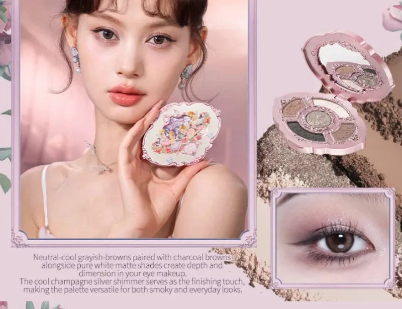 Flowerknows  All In Gift Set Matte Velvet Lipstick Blusher Glitter Eyeshadow Makeup Set Cosmetics Kit With Gifts Box