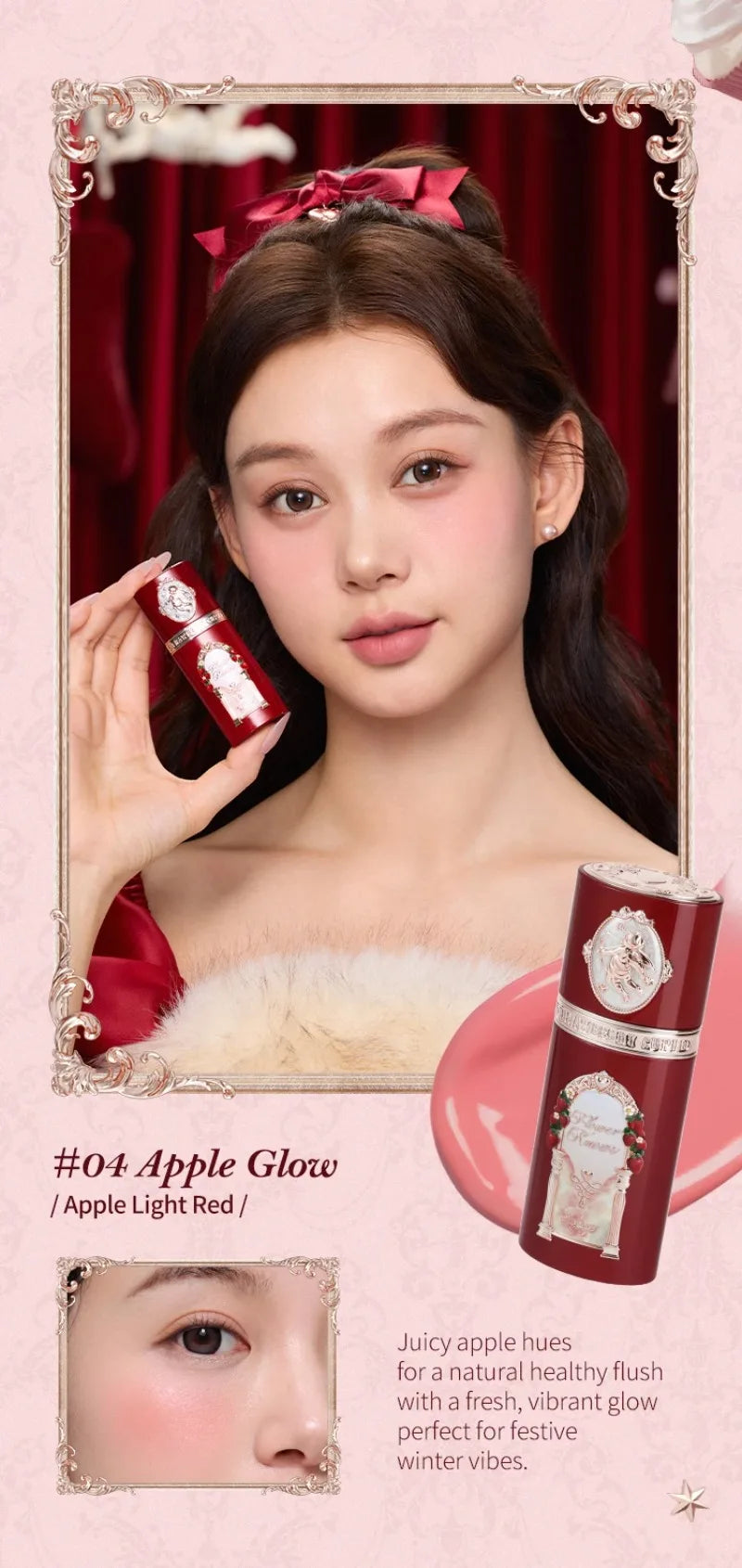 Flower Knows Makeup Blush Concealer Sets Strawberry Cupid Collection Liquid Blushes For Cheek 6pcs Kit Matte Finish Long Lasting