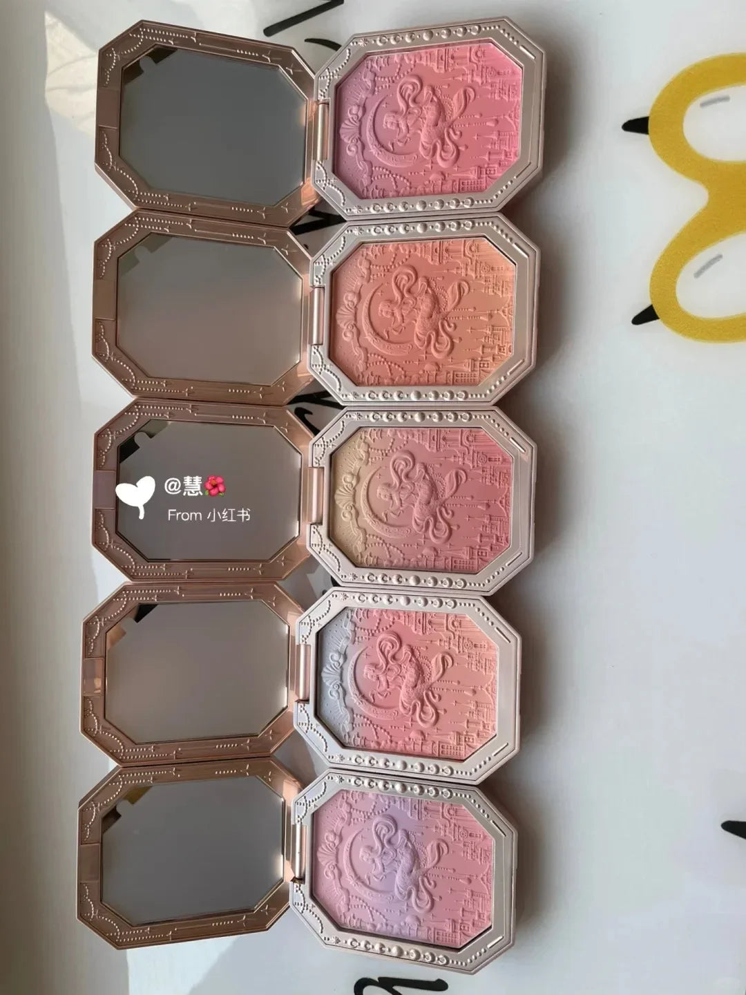 Flower Knows Moonlight Mermaid Blush Powder 5g Long Lasting Soft Matte Vegan Waterproof Natural Glow Fairycore Cheek Makeup