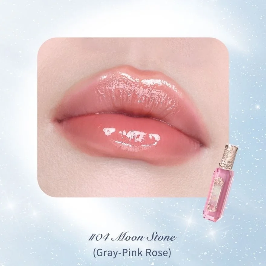 Flower Knows Moonlight Mermaid Lip Gloss Hydrating Long Lasting Mirror Shine Glossy Lip Tint Liquid Lipstick for Women Makeup