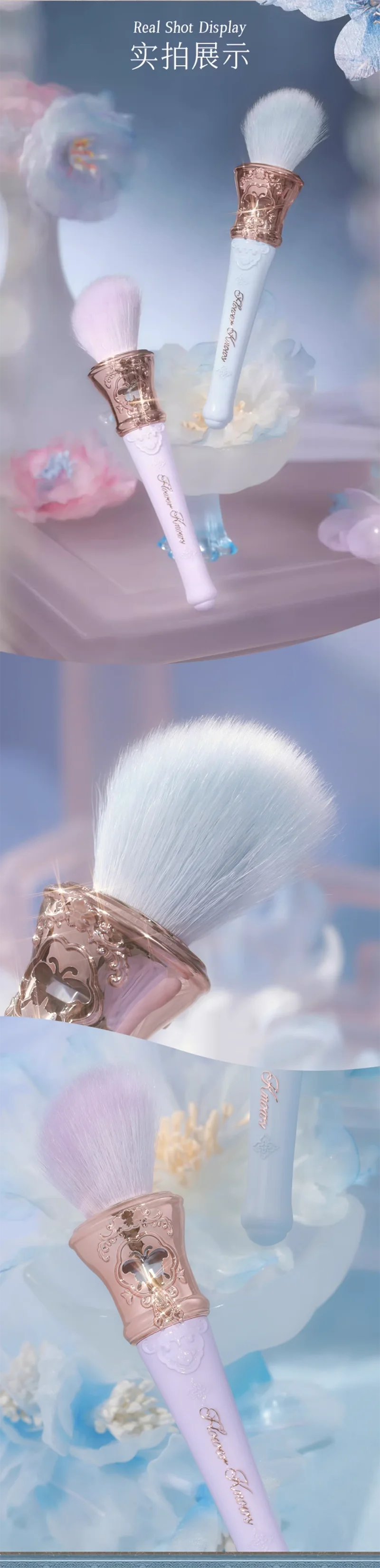 Flower Knows Butterfly Cloud Collar Collection Angle Powder Brush Makeup Brushes Cosmetic Tools