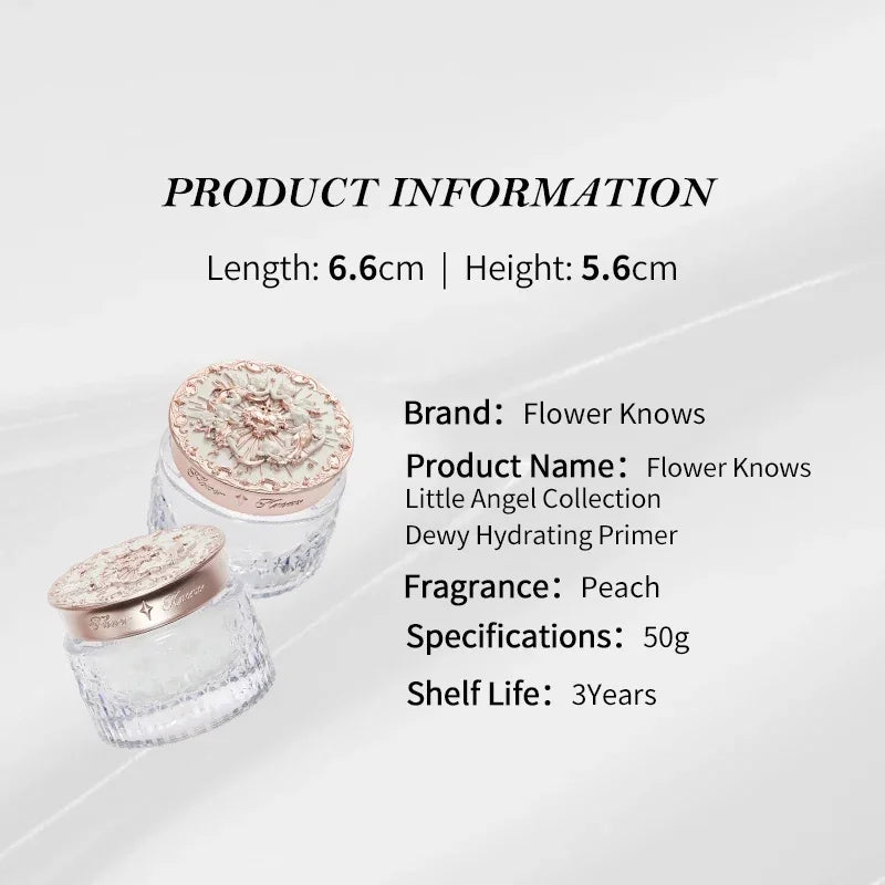Flower Knows Little Angel Collection Dewy Hydrating Primer 50g Essence Water Gel Long-lasting Concealed  pores with matte finish