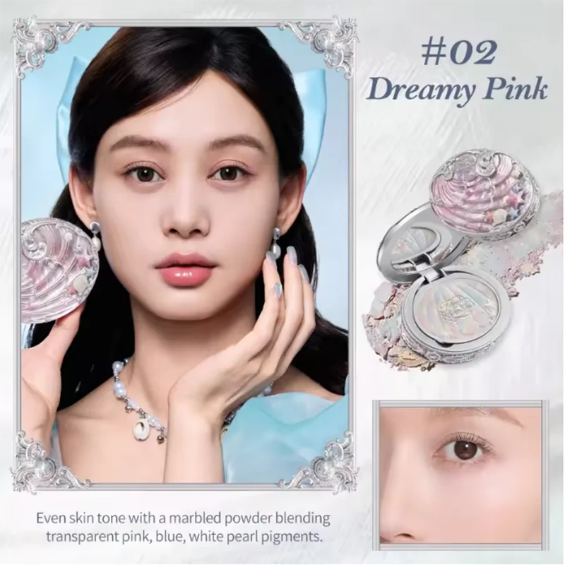 Flower Knows Makeup Sets Swan Ballet Eyeshadow Palette Matte Glow Shimmer Powder Blush Moisturizing Lipstick Highlighter Kit